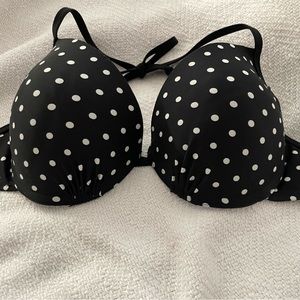 Halter Push Up Bikini Polka-dotted String Swim  Top~NEW!